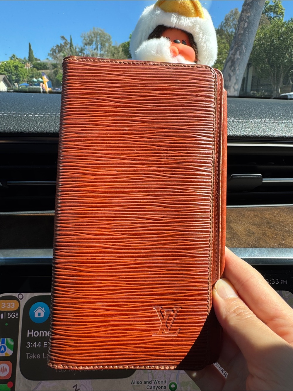Louis Vuitton MALTELIER Epi Leather long wallet/passport holder